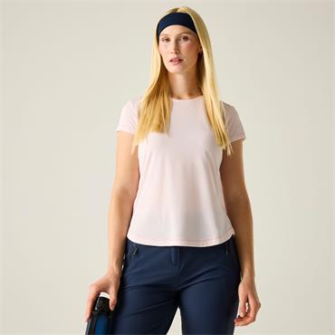 REGATTA WOMENS MINDO S/S T-SHIRT PINK HAZE 18