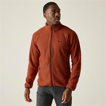 REGATTA MENS HADFIELD FLEECE BRICK L