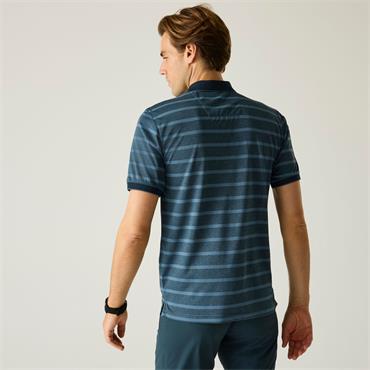 REGATTA MENS KILDRA POLO NIGHT SKY/CHINA BLUE S