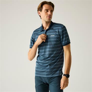 REGATTA MENS KILDRA POLO NIGHT SKY/CHINA BLUE XXL