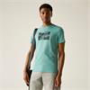 REGATTA MENS BREEZED T-SHIRT ARCTIC S
