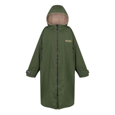 REGATTA MENS CHANGING ROBE DARK KHAKI L/XL