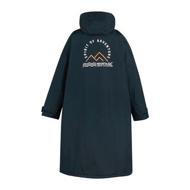 REGATTA MENS CHANGING ROBE NAVY/IVY MOSS L/XL