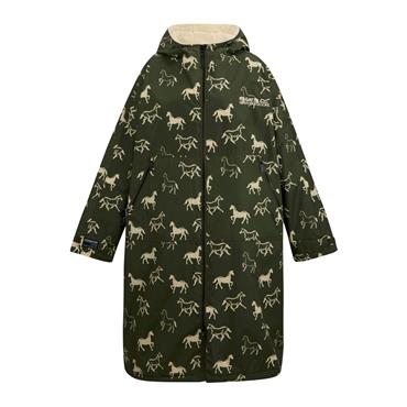 REGATTA MENS CHANGING ROBE DARK KHAKI HORSES S/M
