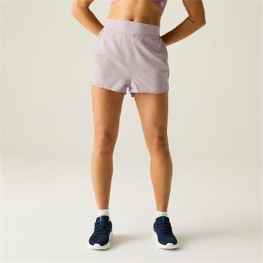 Dare2b WOMENS OFF TRAIL SHORTS MAUVE SHADOW ZYO 8