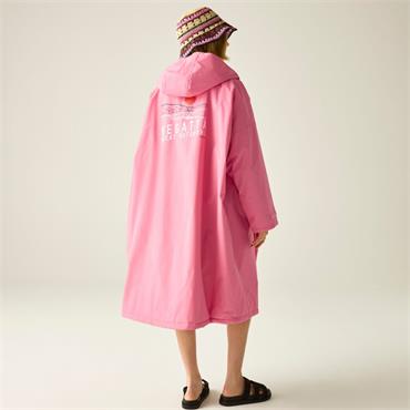 REGATTA ADULT CHANGING ROBE - PINK LEMONADE L/XL