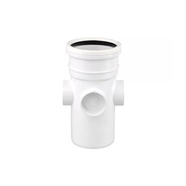 WHITE SOIL D/S BOSSED PIPE 110X40