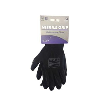 TUFGRIP NITRILE GRIP MULTI PURPOSE GLOVE BLACK - L
