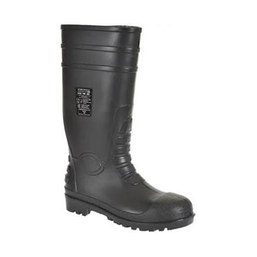 PORTWEST SAFETY WELLINGTON BLACK SIZE 14