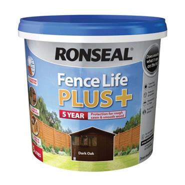 FENCELIFE PLUS DARK OAK 5L