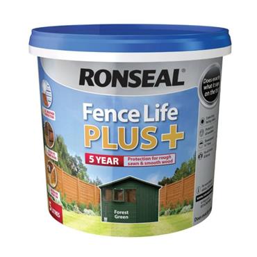 FENCELIFE PLUS FOREST GREEN 5L