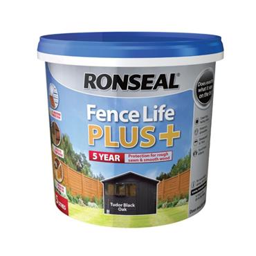 FENCELIFE PLUS TUDOR BLACK OAK 5L