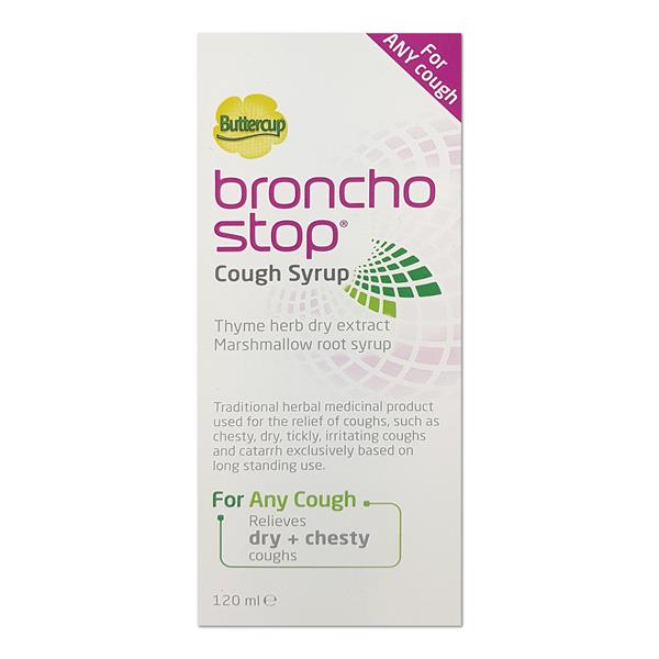 Buttercup Broncho Stop Cough Syrup 120ml Dowlings Pharmacy for all