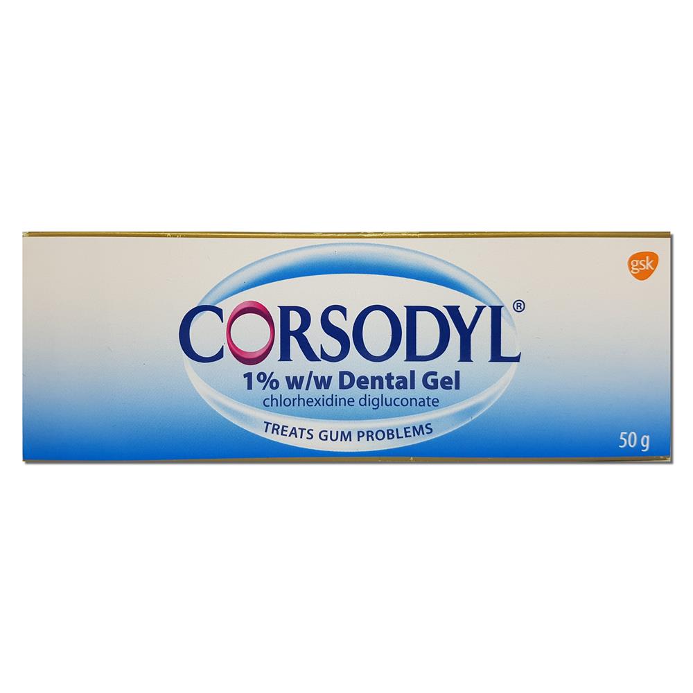 Corsodyl (chlorhexidine) Dental Gel 1 w/w Dowlings Pharmacy for all