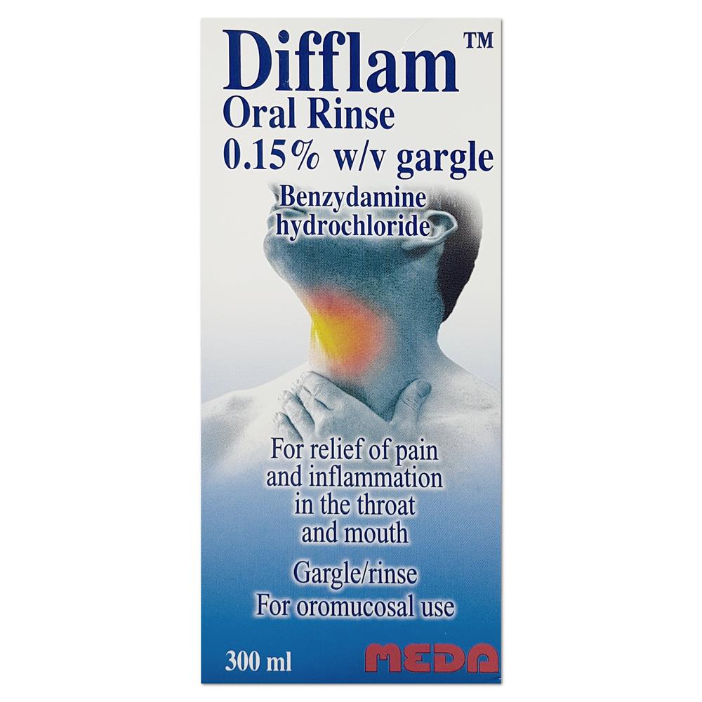 Difflam Oral Rinse 300ml Dowlings Pharmacy