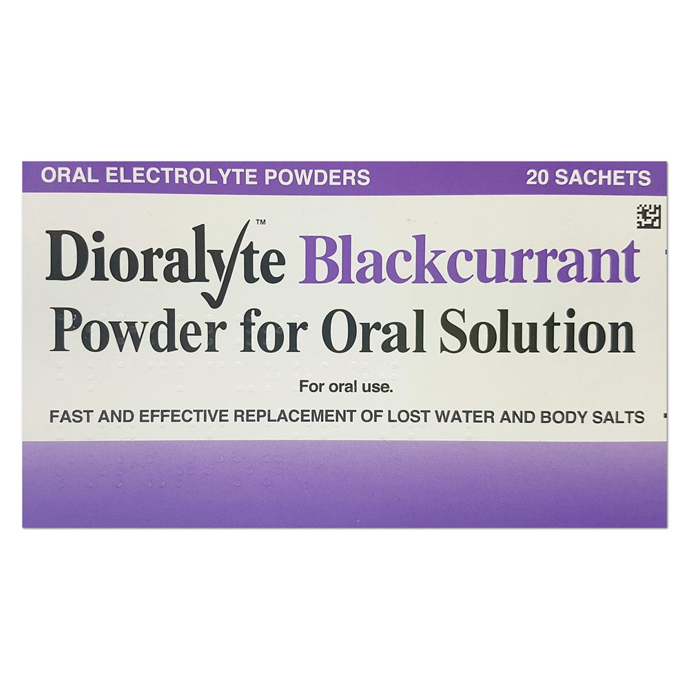 Dioralyte Blackcurrant Sachets 20 Pack Dowlings Pharmacy For All Your 
