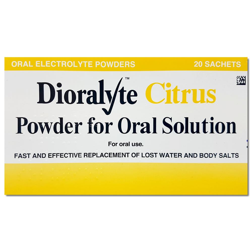 Dioralyte Sachets Citrus Sachets 20 Pack Dowlings Pharmacy for all