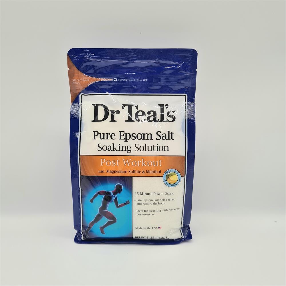 Dr Teals Epsom Salt Soaking Salts Post Workout