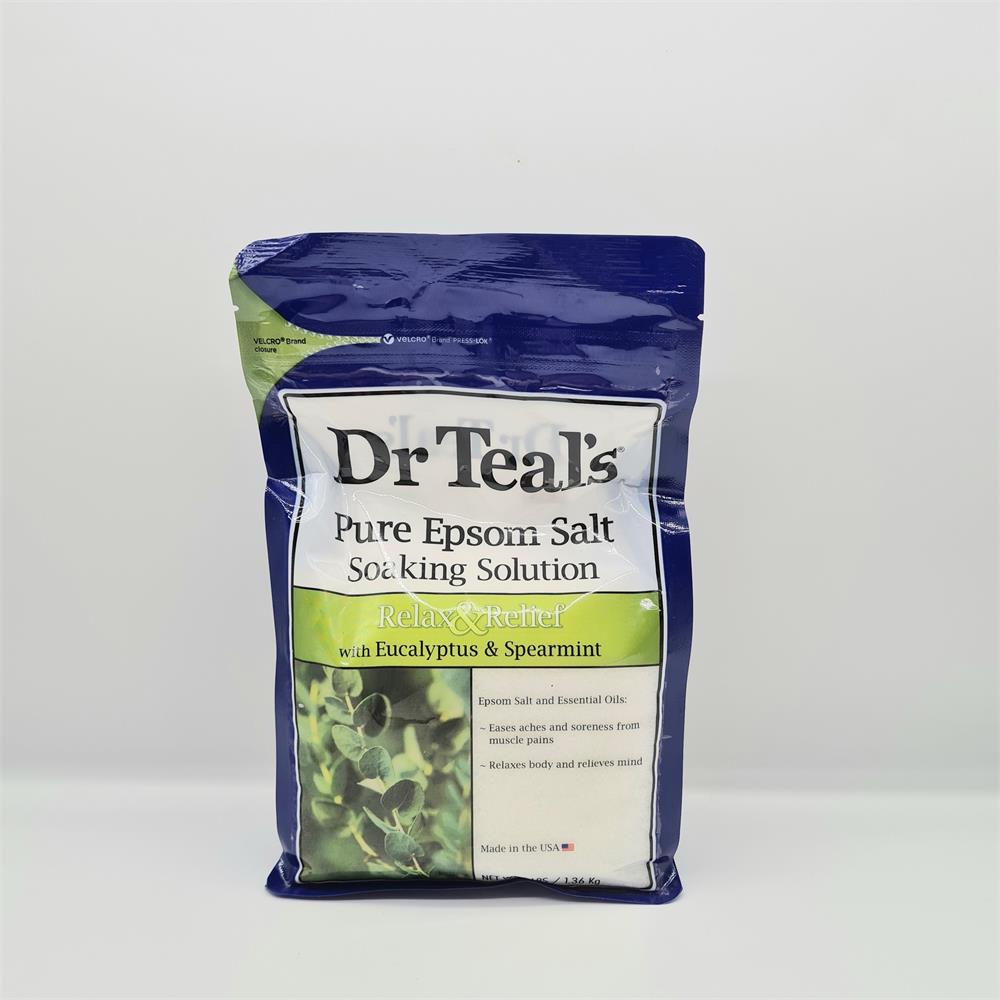 Dr Teals Epsom Salt Soaking Salts Relax & Relief Eucalyptus