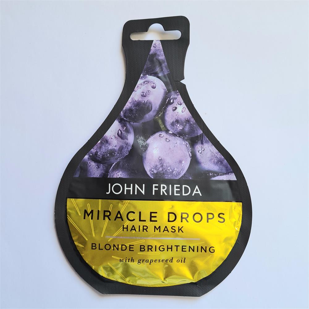 John Frieda Miracle drops Hair Mask Blonde Brightening Grapeseed Oil