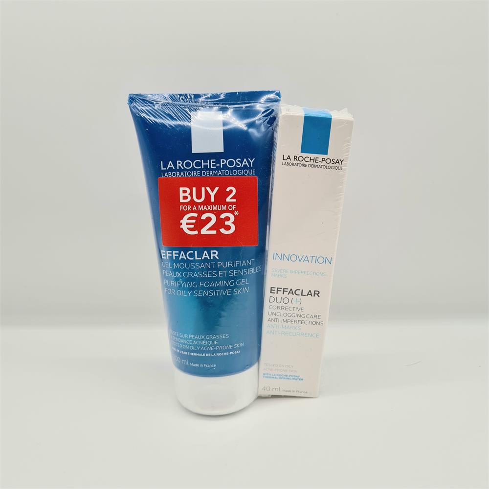 La Roche Posay Effaclar Duo Face Wash & Effaclar Duo Face Moisturiser