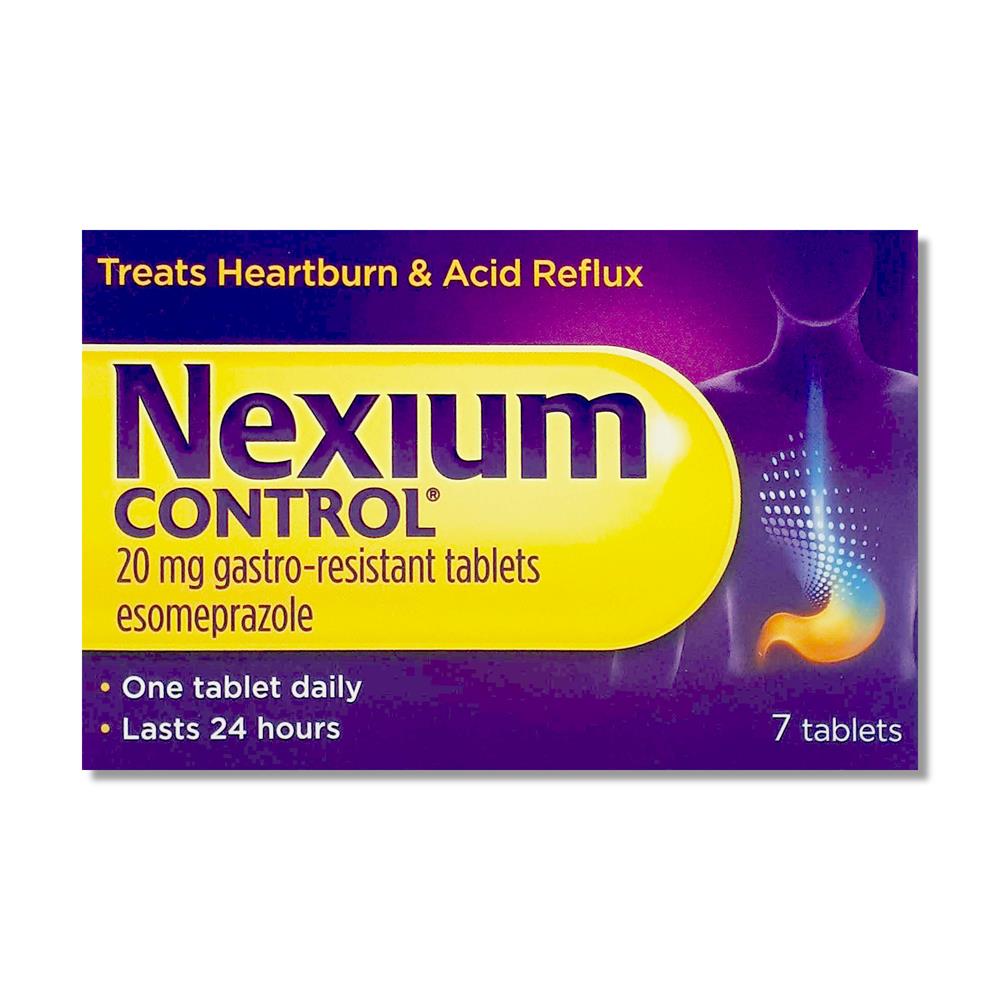 Nexium Control 20mg Gastro Resistant Tablets x 14 Dowlings Pharmacy