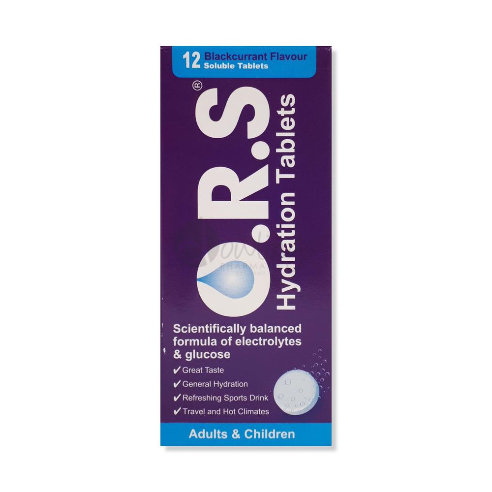Oral Rehydration Salts Blackcurrant Flavour Dowlings Pharmacy for all
