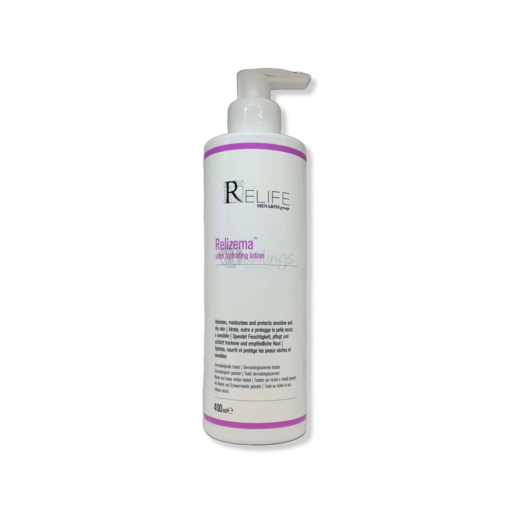 Relife Relizema Ultra Hydrating Lotion 400ml Dowlings Pharmacy for