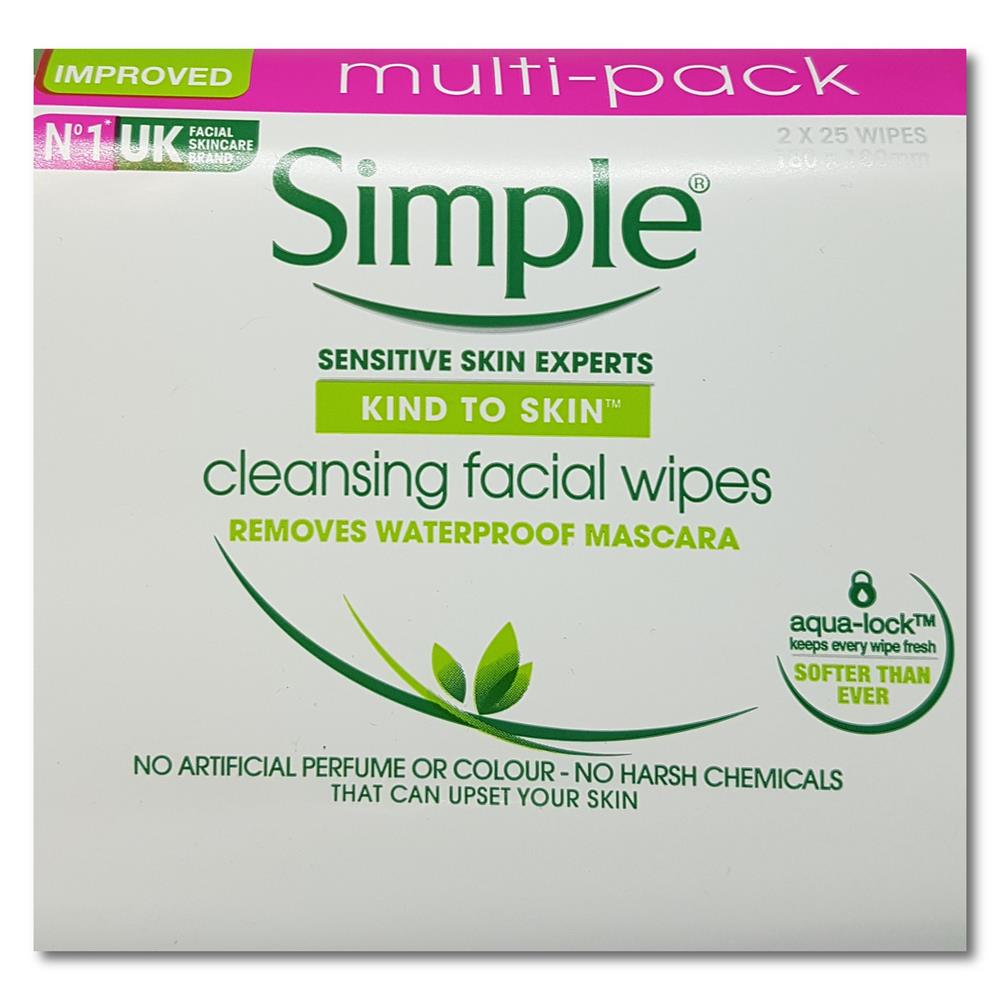 Simple Face Wipes Duo Pack 2 For 5 Euro Dowlings Pharmacy
