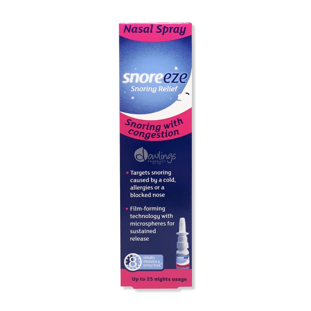 Snoreeze Snoring with Congestion Nasal Spray Dowlings Pharmacy