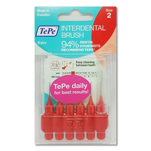 Tepe Interdental Red Brushes Dowlings Pharmacy for all your