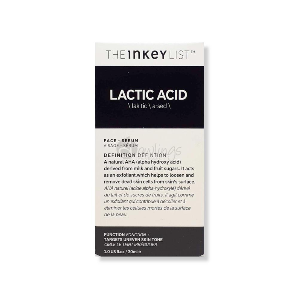 The Inkey List Lactic Acid Serum Uneven Skin Tone Dowlings Pharmacy