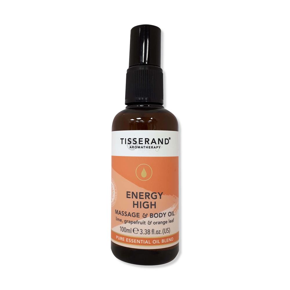 Tisserand Energy High Massage and Body Oil Dowlings Pharmacy
