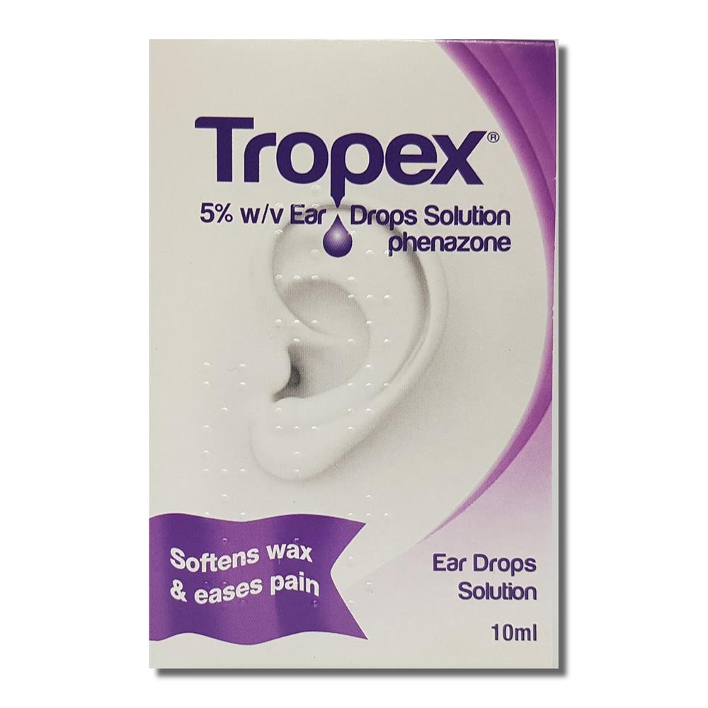 Tropex 5 Ear Drops 10Ml Dowlings Pharmacy for all your healthcare needs