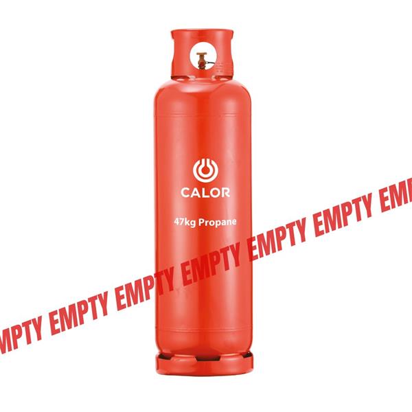 Empty 47kg Propane gas bottle