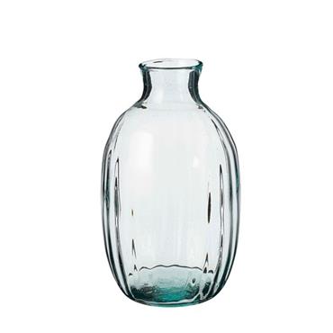 Silena vase recycled glass optic - h29,5xd18cm