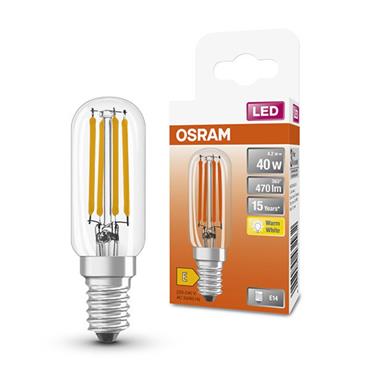 Osram E14 LED clear filament tube bulb 4.2W (40W)