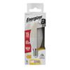 ENERGIZER LED 7.3W (60W) 806 LUMENS E14 OPAL CANDLE LAMP WARM WHITE 2700K