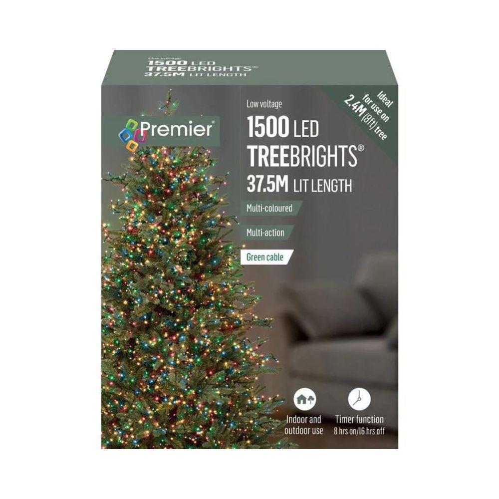 Premier Christmas Lights Treebright LED 1500 Multi Coloured Topline Murtaghs Ashbourne Co