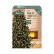 Premier Christmas Lights Treebright With Timer Warm White 2000