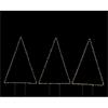 Lumineo - Mirco LED Set of 3 Tree Stakes - 47cm - Warm White