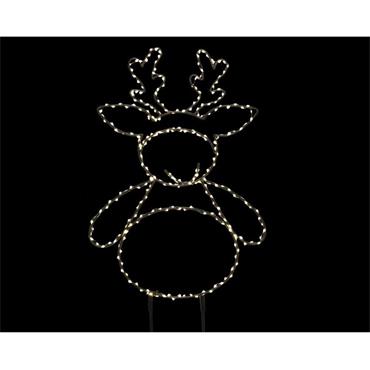 Lumineo - Micro LED Reindeer Stake - 77cm - Warm White