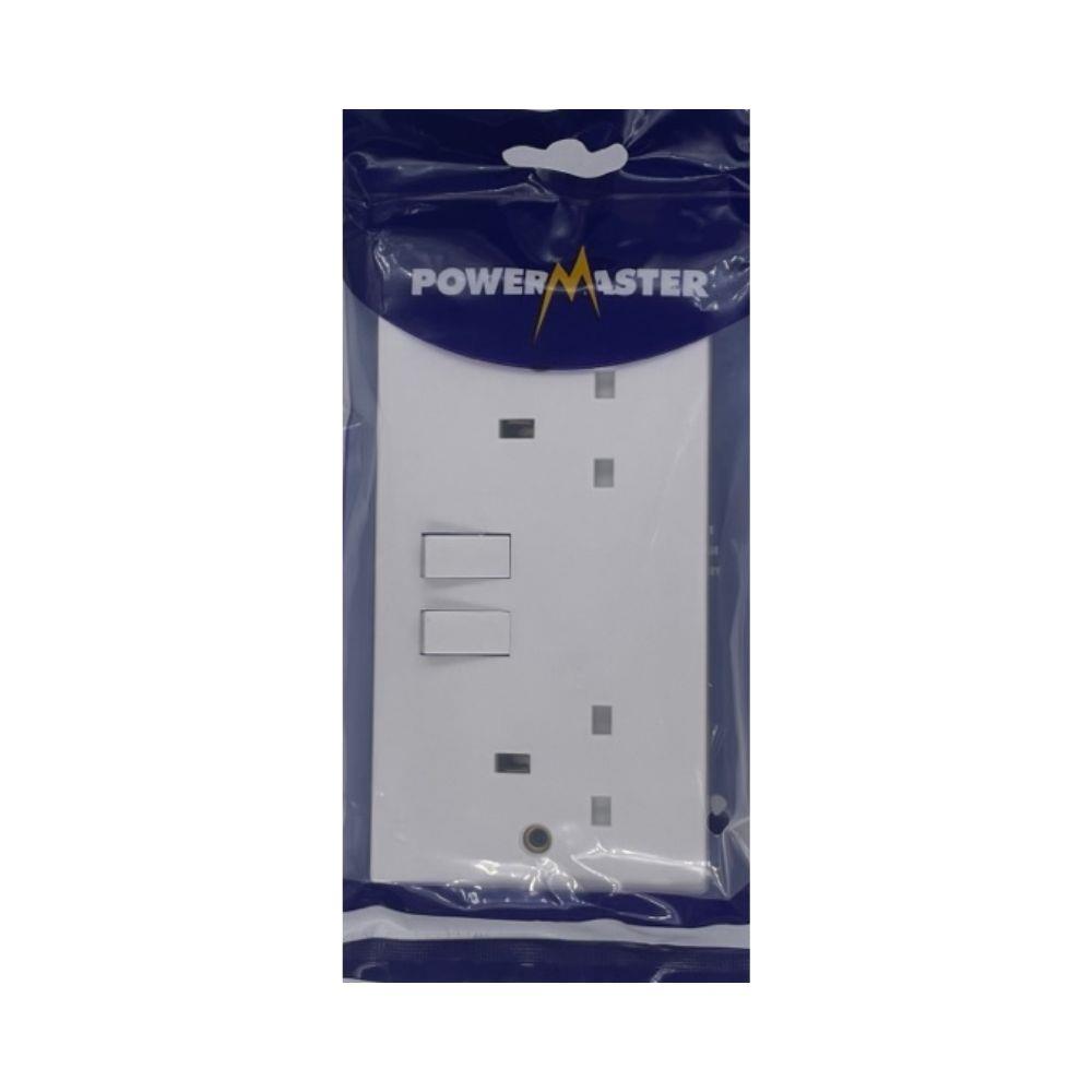 Powermaster Switched Socket 2G 13amp Topline Murtaghs Ashbourne Co