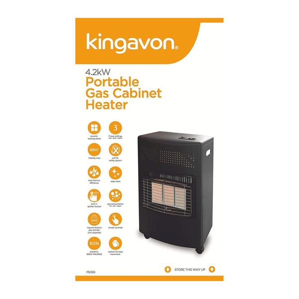 Kingavon Portable Gas Heater | Topline Murtaghs | Ashbourne Co. Meath |  Sandymount Co. Dublin