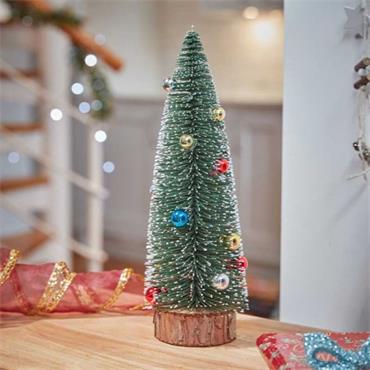 Bauble Frosted Fir - 30cm