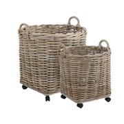 Marcia Basket Wicker Round 2 Piece Set 