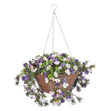 Smart Garden Hanging Basket Artificial Petunia 