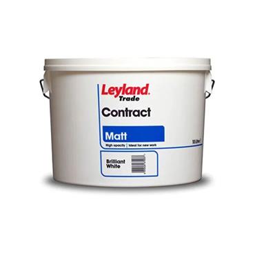 LEYLAND CONTRACT MATT BRILLIANT WHITE 10L