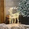 Lit Star Shimmer Reindeer - 60Cm