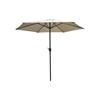 Euroactive Parasol Crank & Tilt Taupe 2.7m